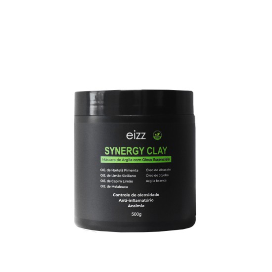 Máscara Argila Óleos Essenciais Synergy Clay 500g